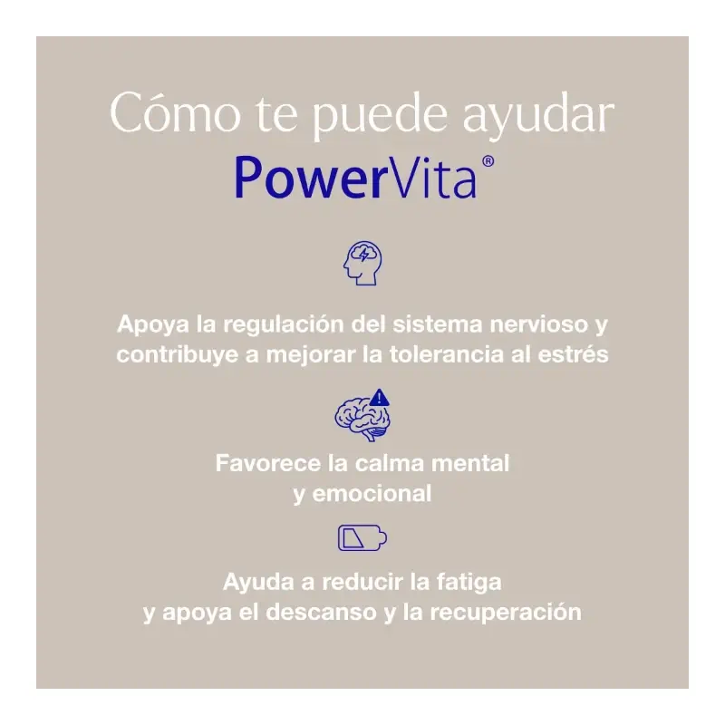 PowerVita 30 capsules – With ashwagandha, magnesium and GABA