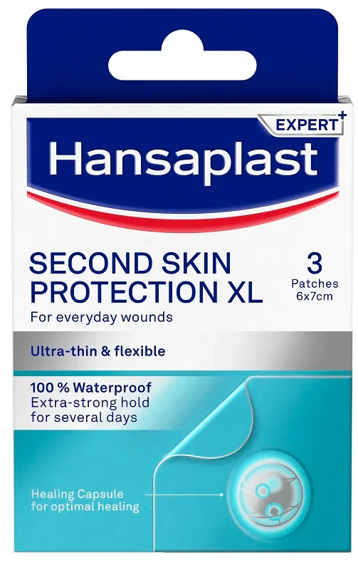 CEROTTO HANSAPLAST SECOND SKIN PROTECTION XL 3 PEZZI