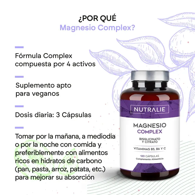 Nutralie Magnesium Complex Pack 2 x 120 capsules