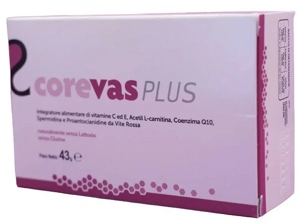 COREVAS PLUS 30 COMPRESSE NUOVA FORMULAZIONE