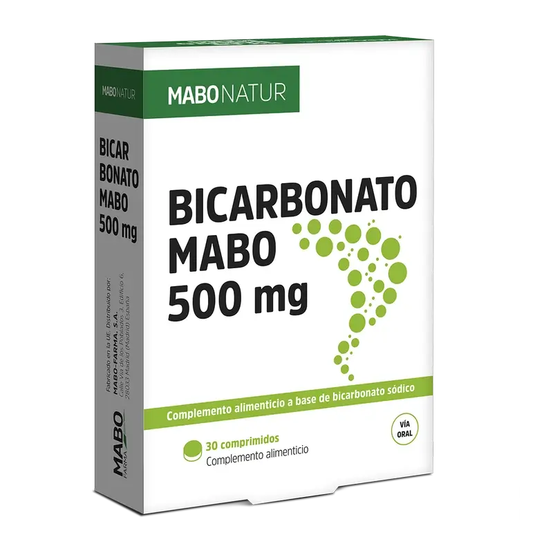 Mabonatur Bicarbonato Mabo 500 Mg, 30 comp