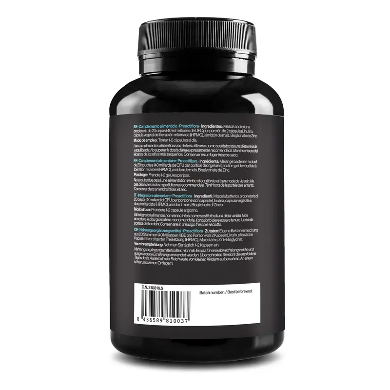 Zenement Proactiflora, 120 cápsulas veganas