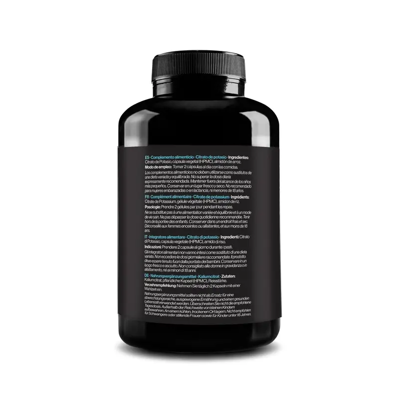 Zenement Citrato De Potasio 2105 Mg, 180 cápsulas veganas