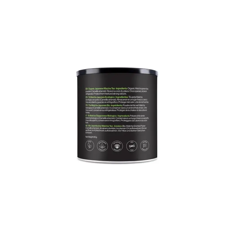 Zenement Té Matcha Japonés Ecológico Grado Ceremonial, 80 g