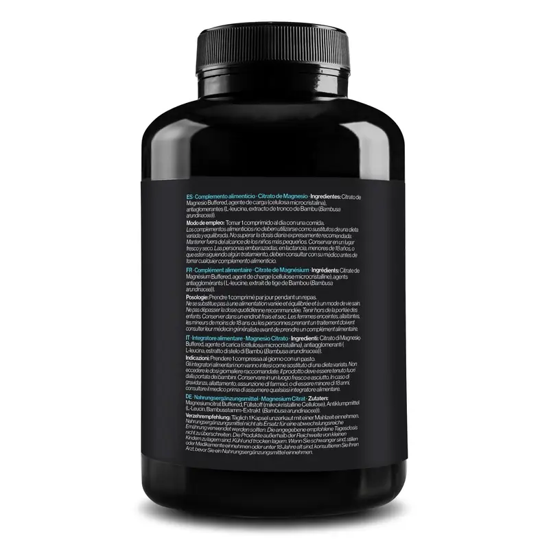Zenement Citrato De Magnesio, 240 comprimidos veganos
