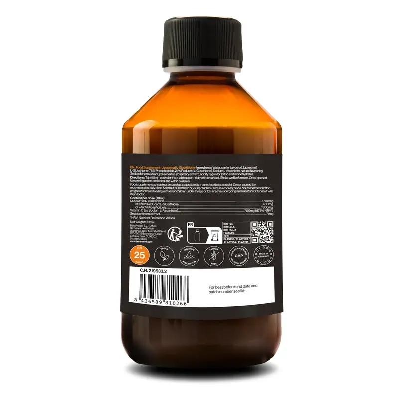 Zenement L-Glutatión Liposomal, 250 ml ml