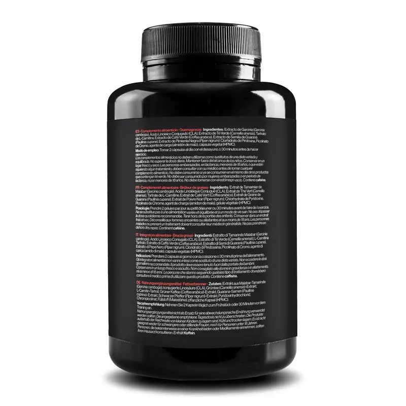 Zenement Quemagrasas Con Té Verde, L-Carnitina, Yerba Mate, Cla Y Café Verde, 120 cápsulas veganas
