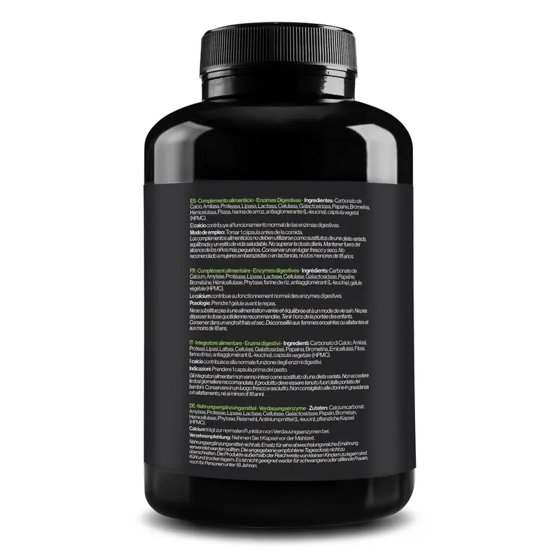 Zenement Enzimas Digestivas, 180 cápsulas veganas
