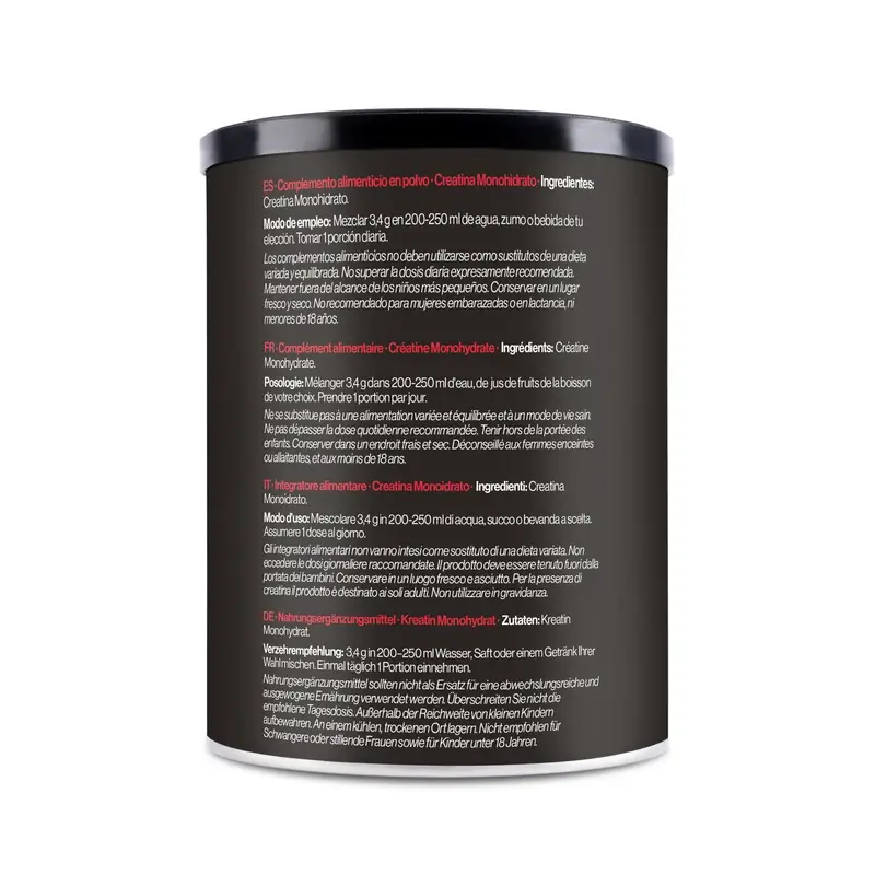 Zenement Creatina Monohidrato, Micronizada, Sin Sabor, 500 g