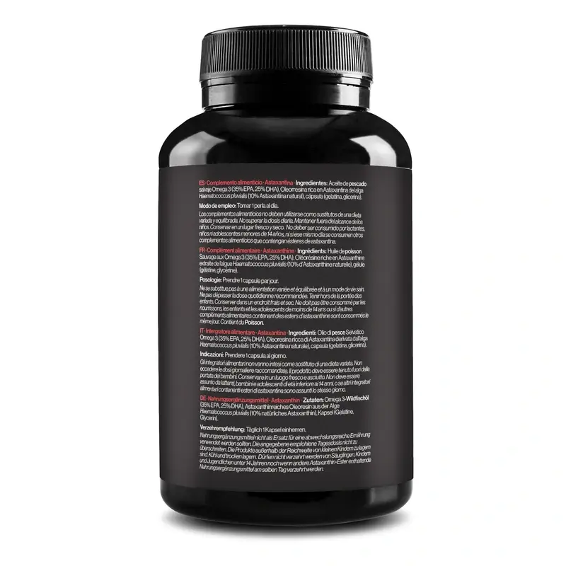 Zenement Astaxantina, 8 Mg, Con Omega-3, 120 cápsulas blandas
