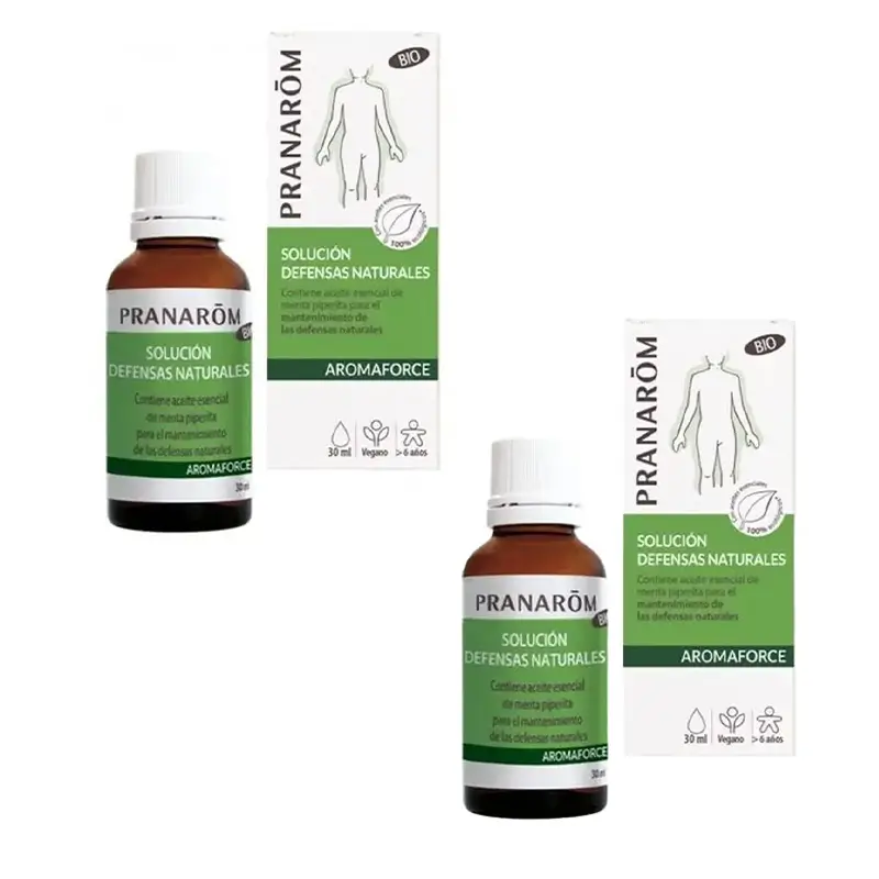 Pranarôm Aromaforce Natural Defences Solution, 2X30 Ml