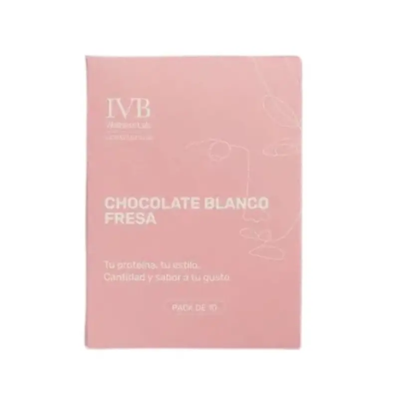 Ivb Wellness Lab Go&Start Line Sticks Sabor Chocolate Blanco-Fresa, 10 sticks