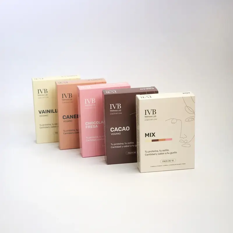 Ivb Wellness Lab Go&Start Line Sticks Sabor Chocolate Blanco-Fresa, 10 sticks