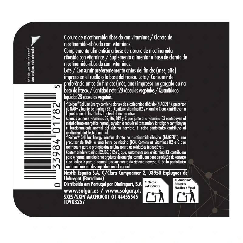 Solgar Cellular Energy, 28 Capsules