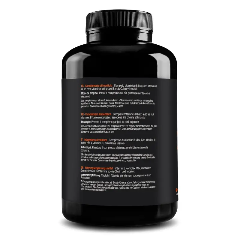 Zenement Vitamin B Max Complex, 365 vegan tablets