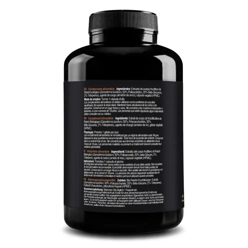 Zenement Organic Reishi Extract, 180 vegan capsules