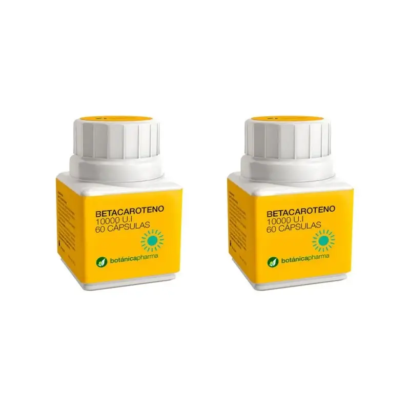 Botánicapharma Betacaroteno, 2X60 Cápsulas