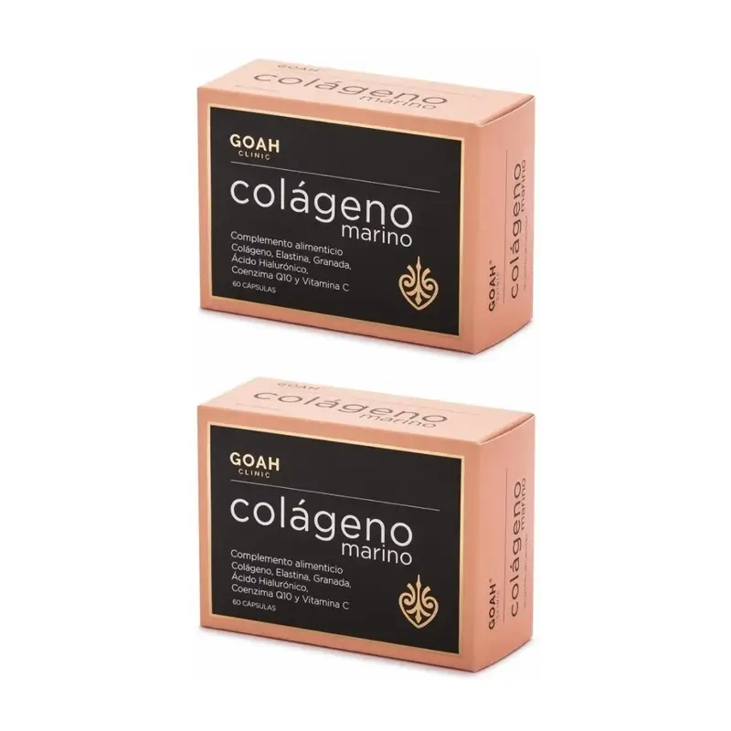 Goah Clinic Colágeno Marino, 2X60 Cápsulas