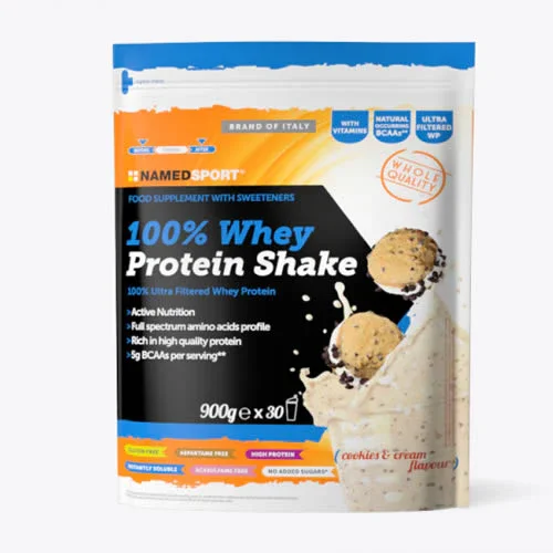 100% WHEY PROTEIN SHAKE COOKIES & CREAM 900 G
