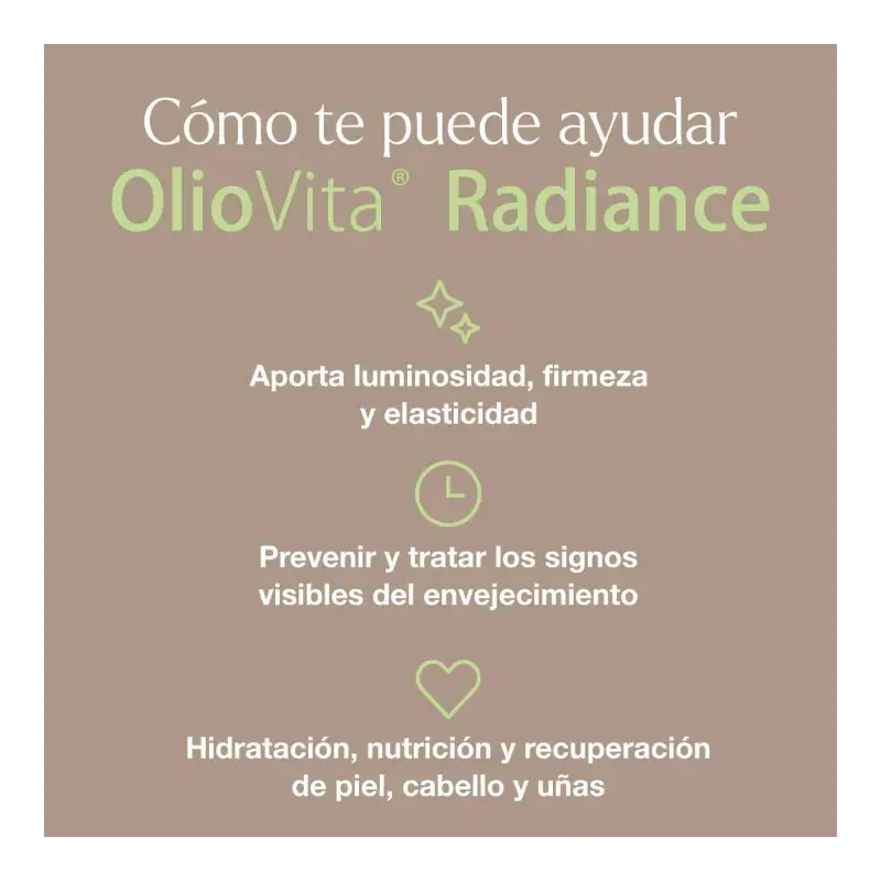 OlioVita Radiance 120 cápsulas - Con espino amarillo