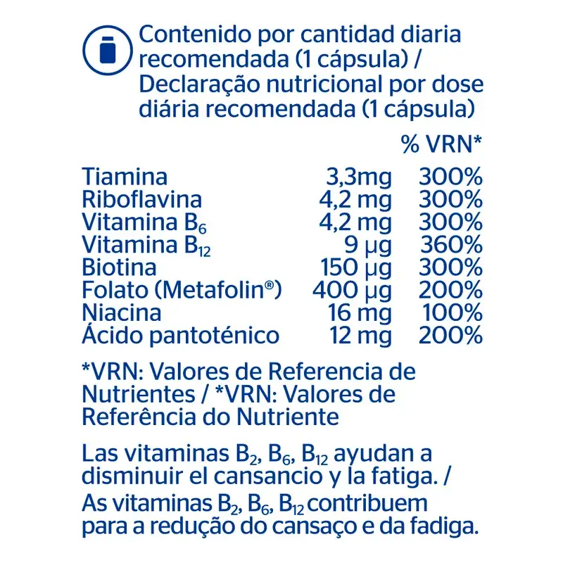 Pure Encapsulations B-Complex, 60 Cápsulas Vegetales