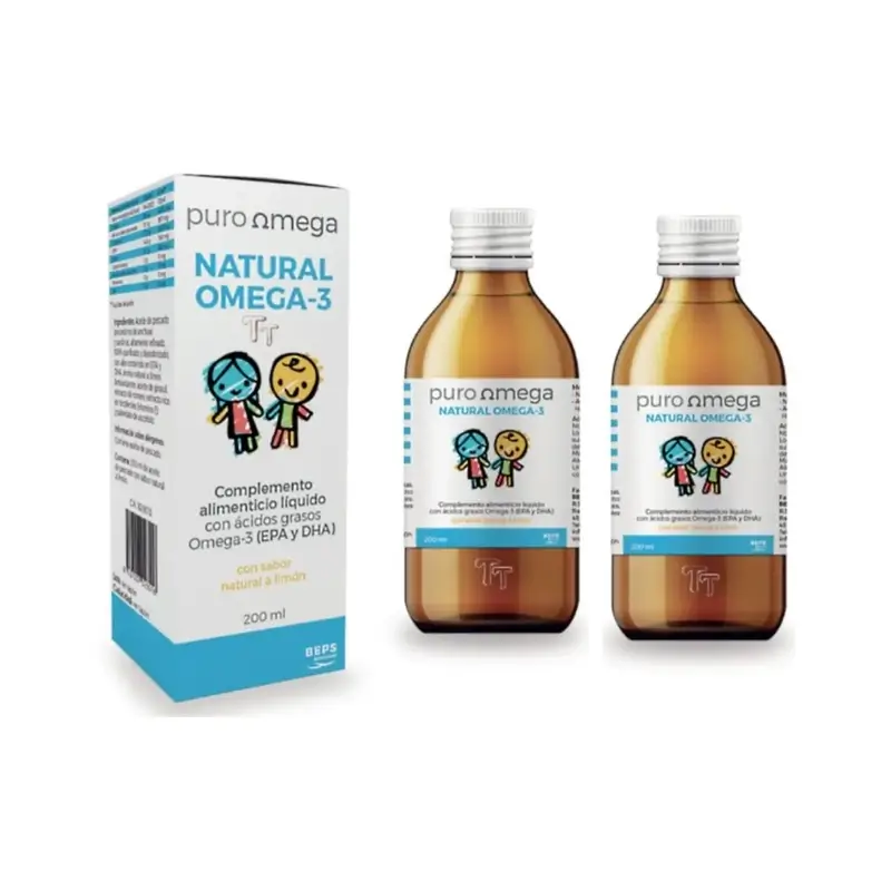 Pure Omega Natural Omega-3 Children , 2X200 Ml