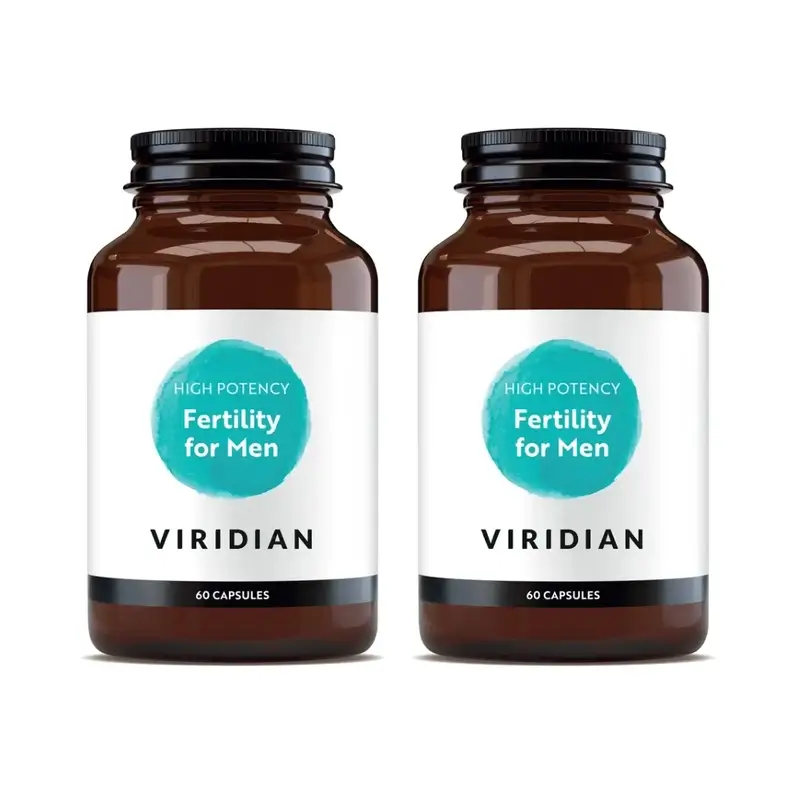 Viridian Fertility For Men, 2X60Cap.Veg.