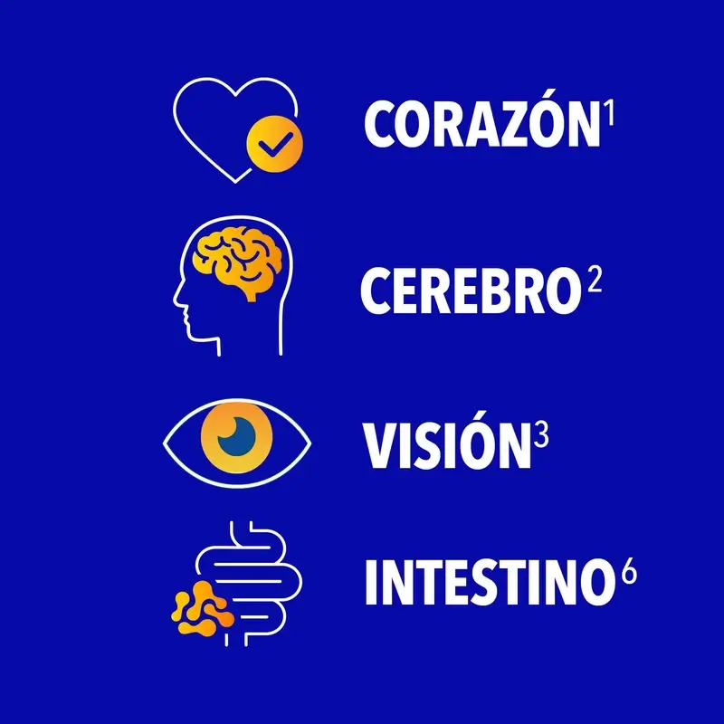 Bion3 Multi & Omega-3 Con Probióticos, 60 cápsulas