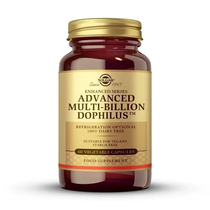 Solgar Advanced Multi-Billion Dophilus, 60 cápsulas vegetales