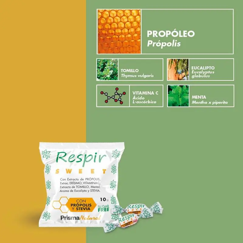 Prisma Natural Respir Sweets, 10 Caramelos