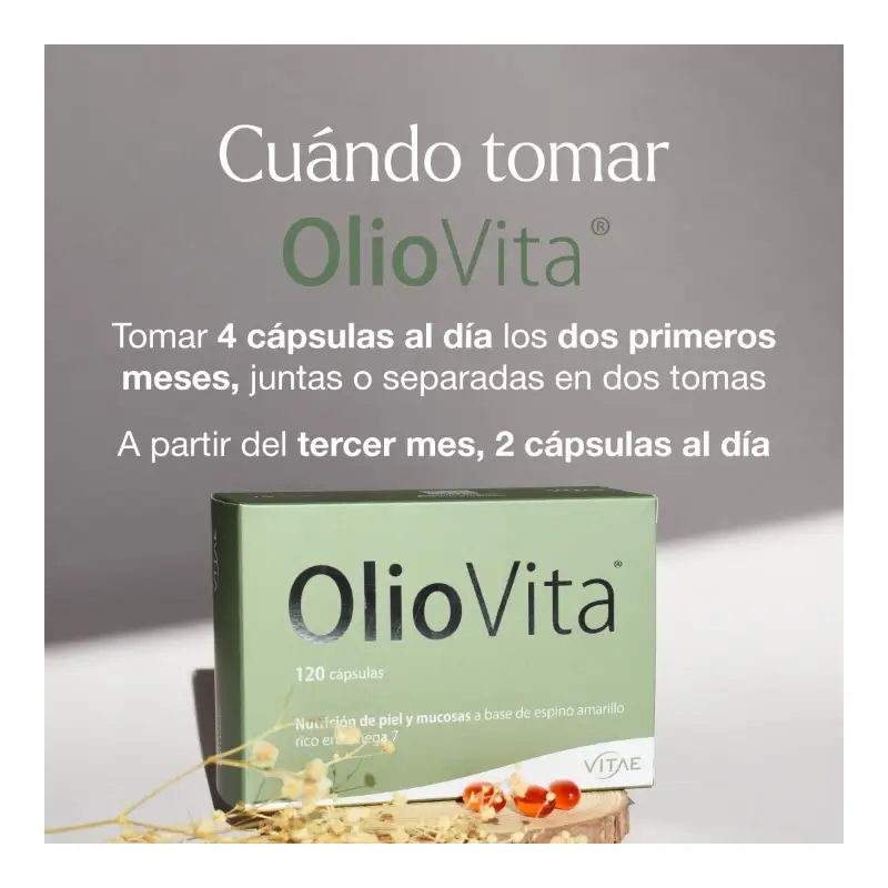Oliovita 150 cápsulas - Con aceite de espino amarillo rico en Omega 7