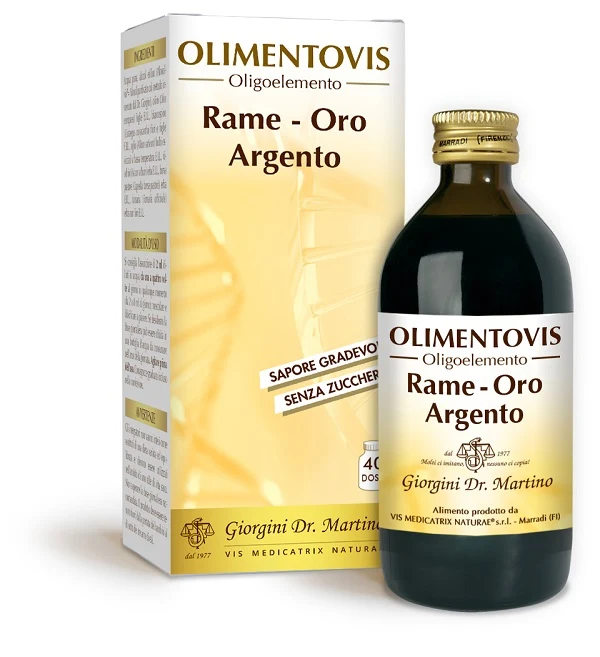 RAME ORO ARGENTO OLIMENTOVIS 200 ML CON EDULCORANTI SENZA ZUCCHERI