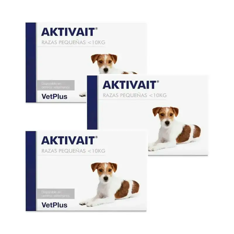 Aktivait Perro Razas Pequeñas Blister, Pack 3 x 60 Comprimidos