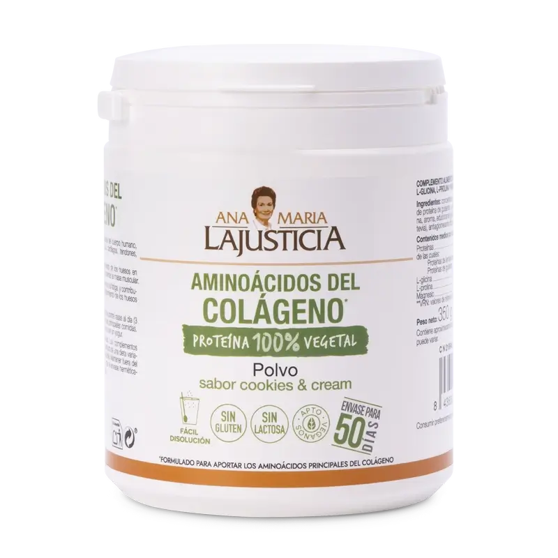 Ana Maria Lajusticia Aminoacidos Del Colageno - Proteina Vegetal , 350 gramos