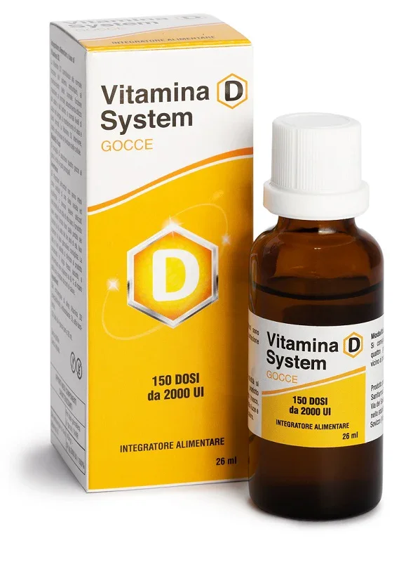 VITAMINA D SYSTEM GOCCE 150 DOSI DA 2000 UI 26 ML