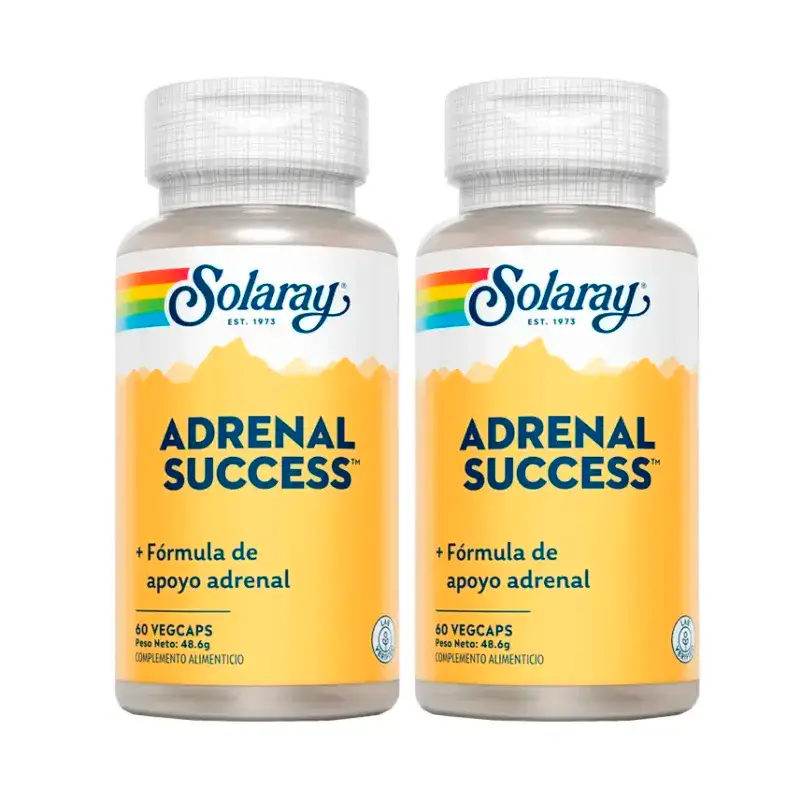 Solaray Adrenal Success Suplemento Pack 2 x 60 Cápsulas