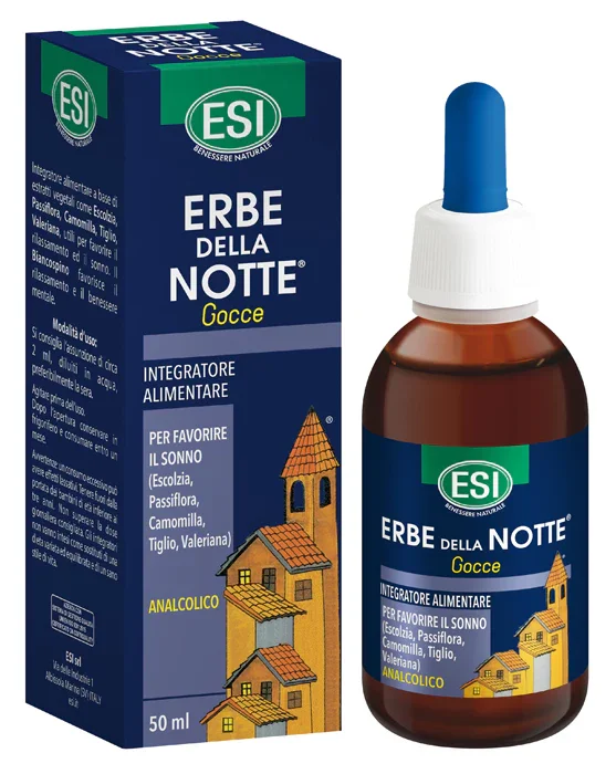 ESI ERBE DELLA NOTTE GOCCE ANALCOLICO 50 ML SENZA GLUTINE
