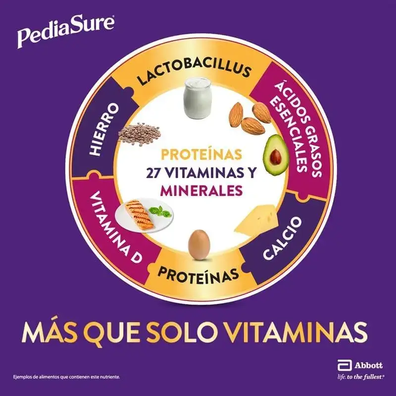 Pediasure Drink Vainilla Niños, 4 Botellas x 220 ml Pack 2