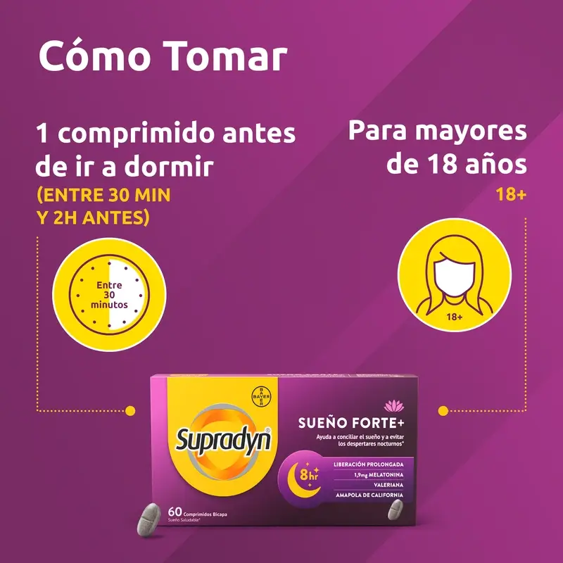 Supradyn Supradyn Sueño Forte+ , 60 comprimidos