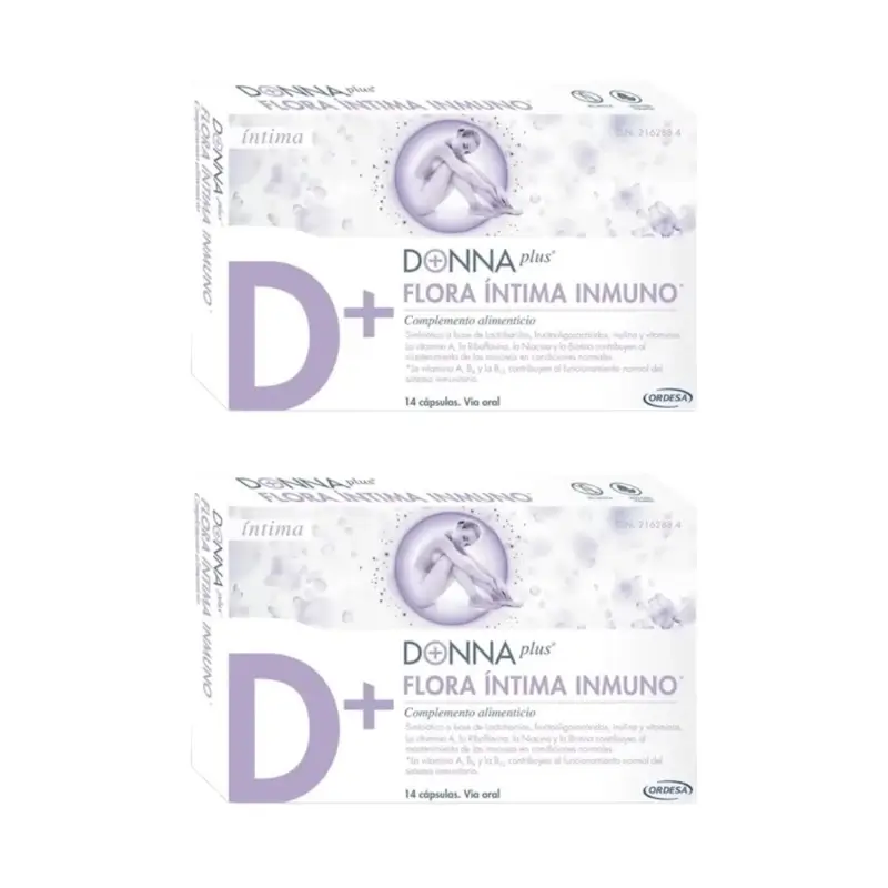 Donnaplus Flora Intima Inmuno , 2X14 Capsulas