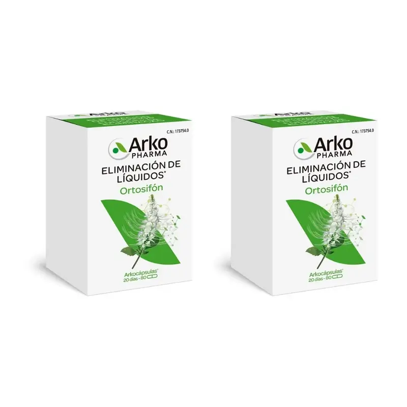 Arkopharma Arkocápsulas Ortosifón, 2X80 Cápsulas