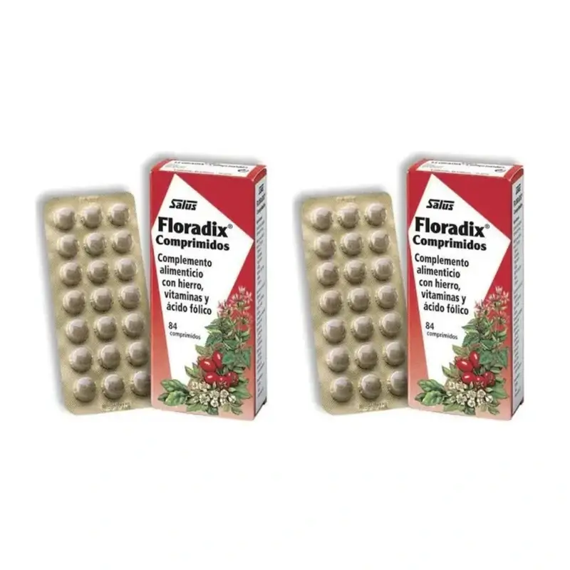 Floradix Complemento Alimenticio, 2X84 Comprimidos