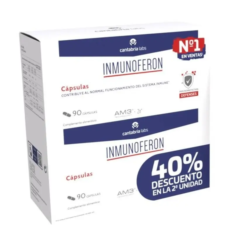Inmunoferon Defensas Nutritional Pack Duplo 90 Caps