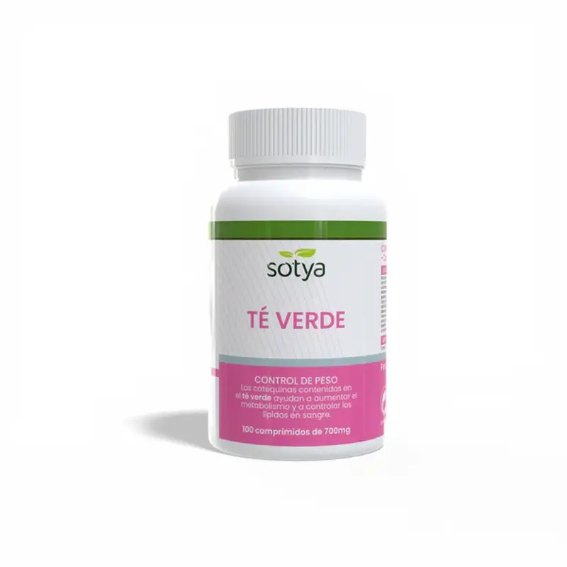 Sotya Te Verde 700 Mg , 100 comprimidos