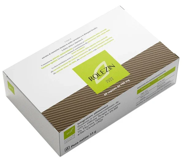 ROLEZIN 60 CAPSULE DA 780 MG
