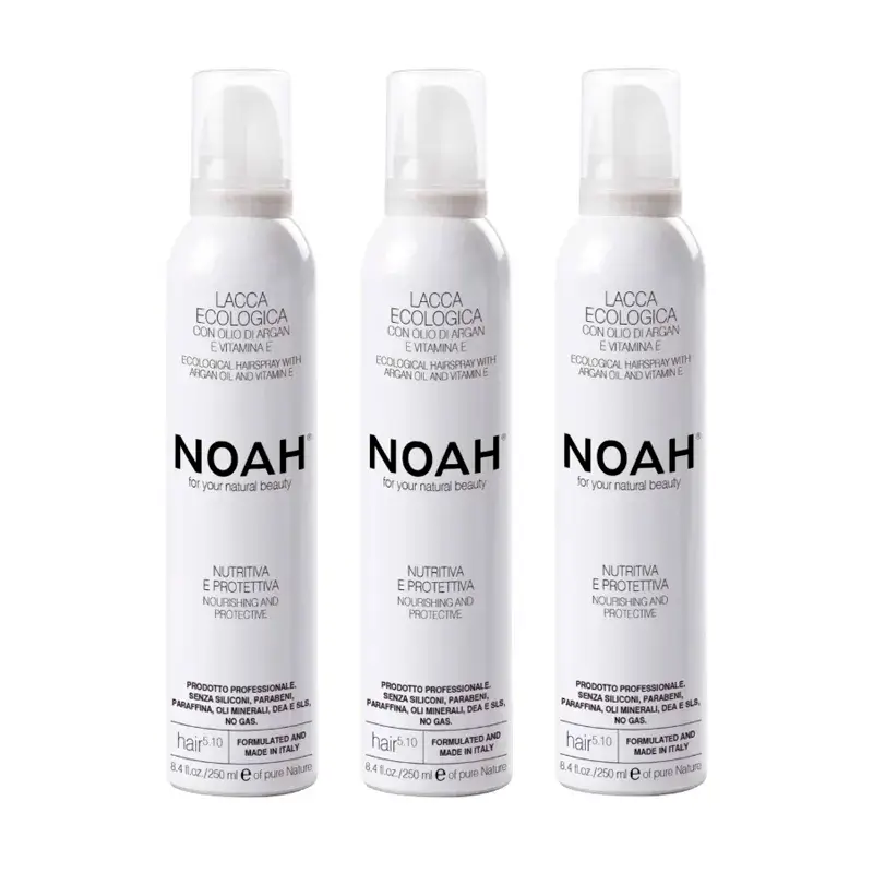 Noah Laca Capilar Con Vitamina E, Pack 3 x 250Ml.