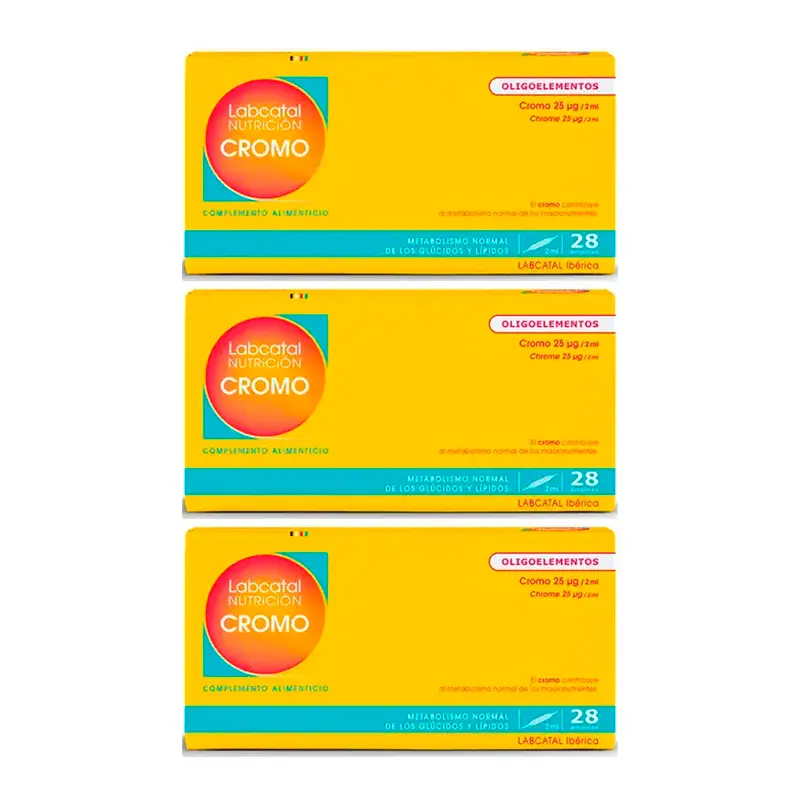 Labcatal Cromo, 3X28 Ampollas
