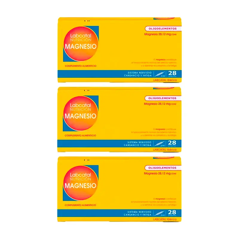 Labcatal Magnesio, 3X28 Ampollas