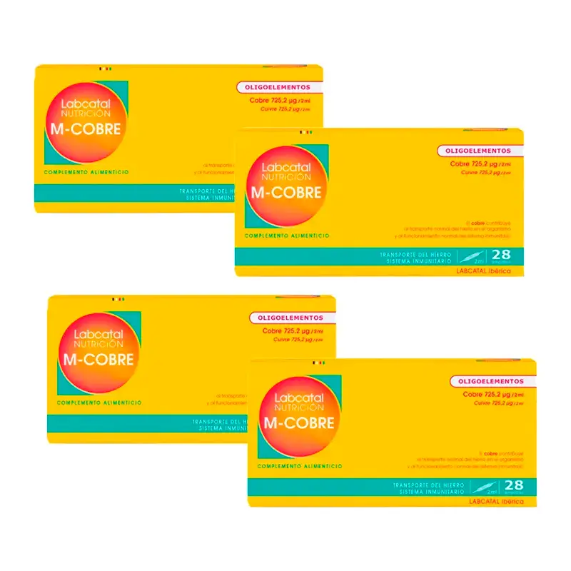 Labcatal Manganeso-Cobre, 4X28 Ampollas