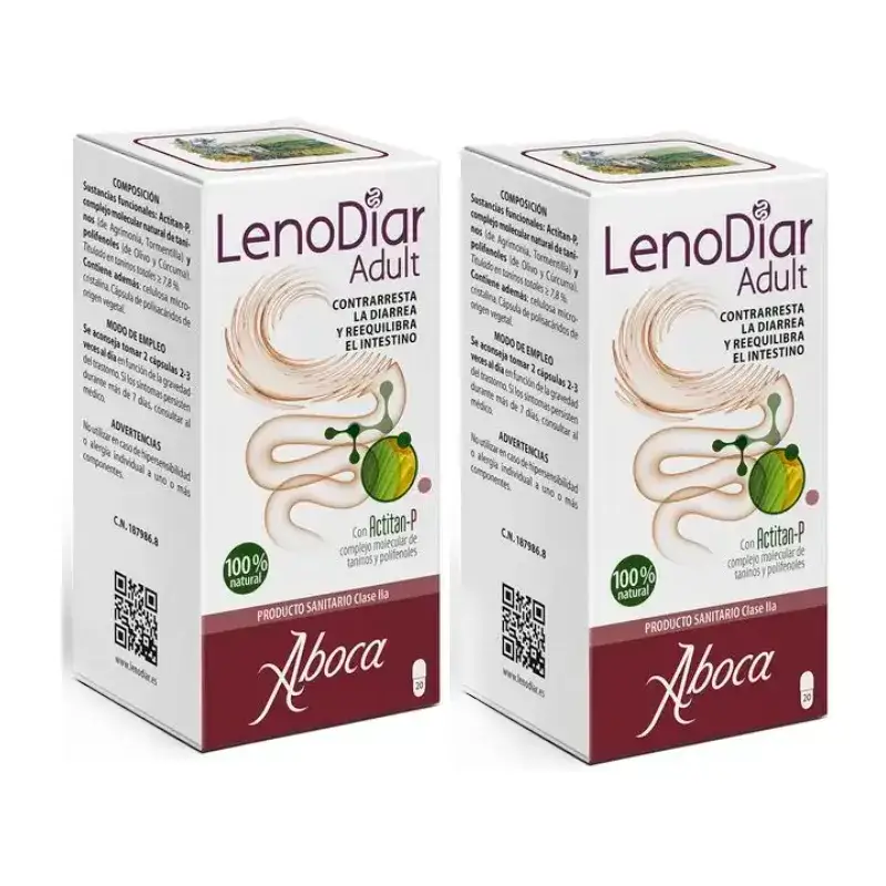 Aboca Lenodiar Adult, 2x20 Cápsulas